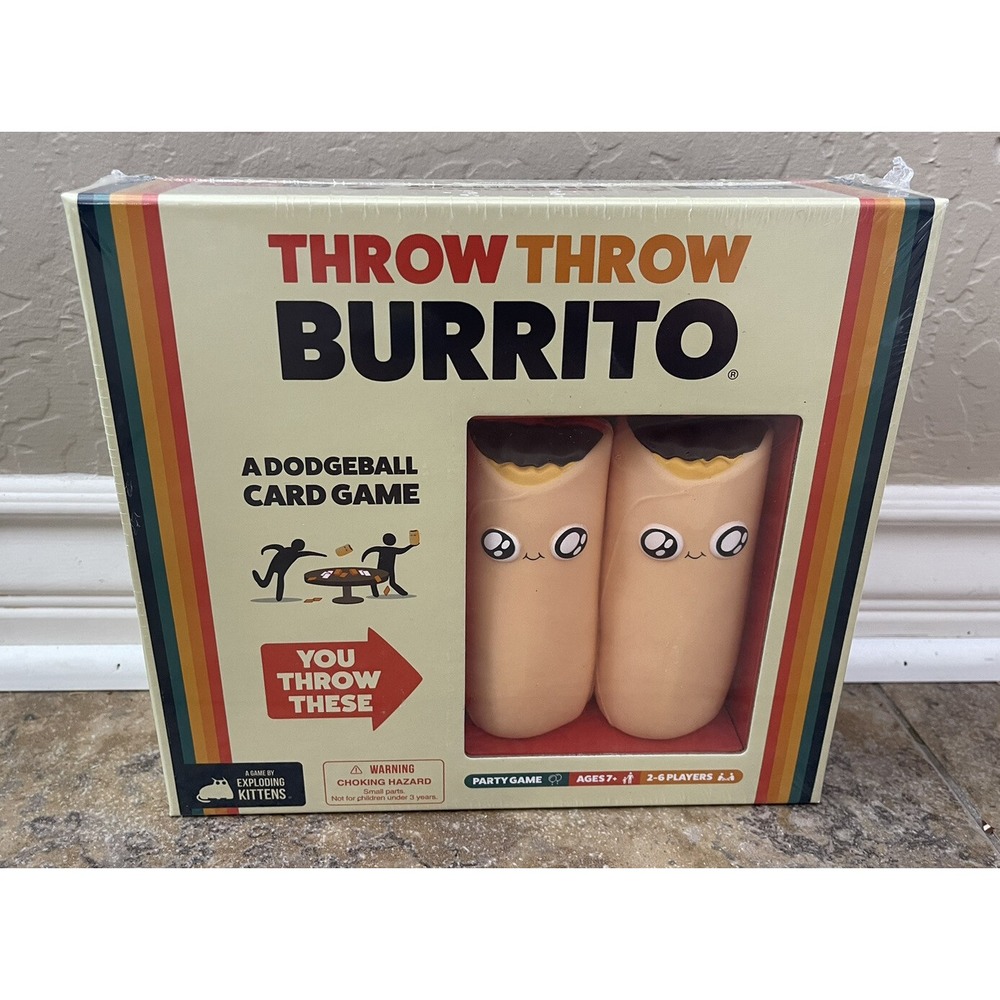 EXPLODING KITTENS Throw Throw Burrito Card Game New